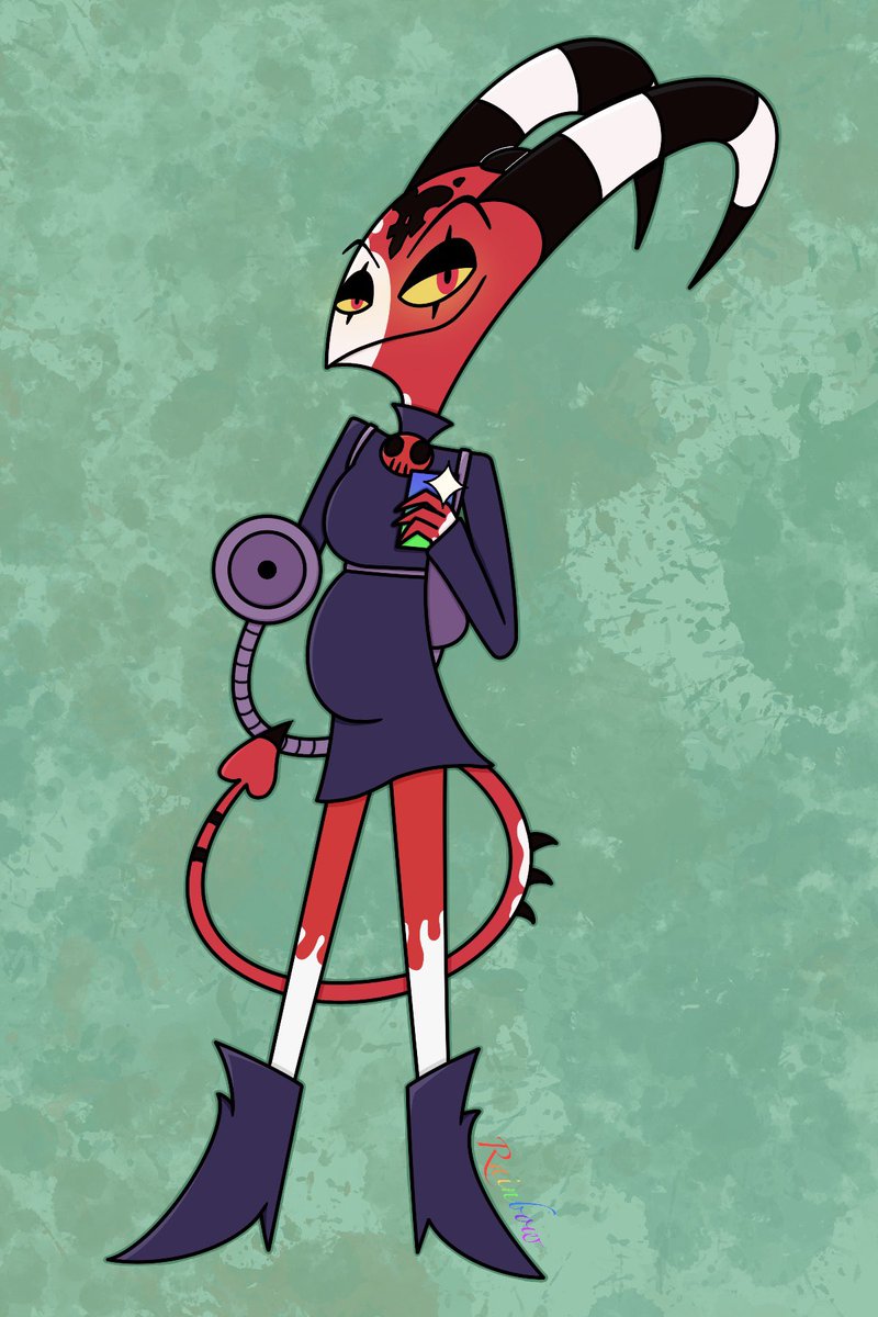 rainbow2christy's tweet image. Also I technically didn’t make this for #blitzpregweek but I never posted it so here it is for day four!

#helluvaboss #HelluvaBossBlitz #HelluvaBossFanart