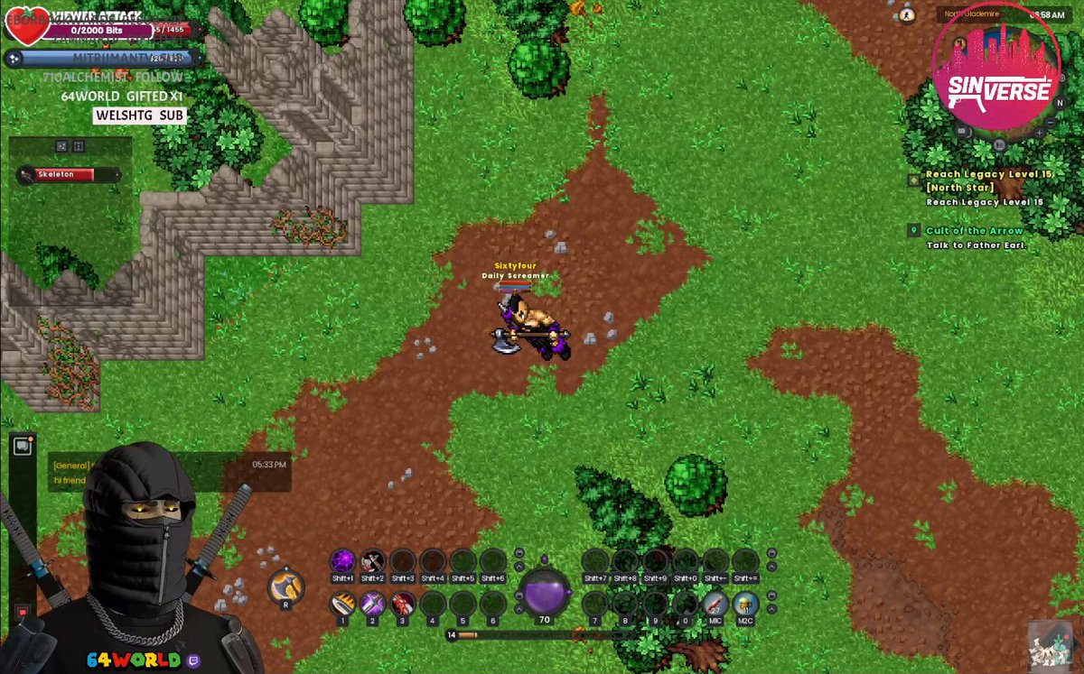 Currently in heaven playing one of the greatest games that is ever touched the #web3gaming landscape.

Lead by <a href="/KnighterTG/">Nicolas Schrik | Knighter</a>, <a href="/WelshTG/">MATT WELSH</a>, &amp; @drewbyTG 
We are destined for greatness. 💯

<a href="/RavenQuestGame/">RavenQuest</a> is the future. 🫡
Live right now but the main stream will be live @ 9:30 PM EST