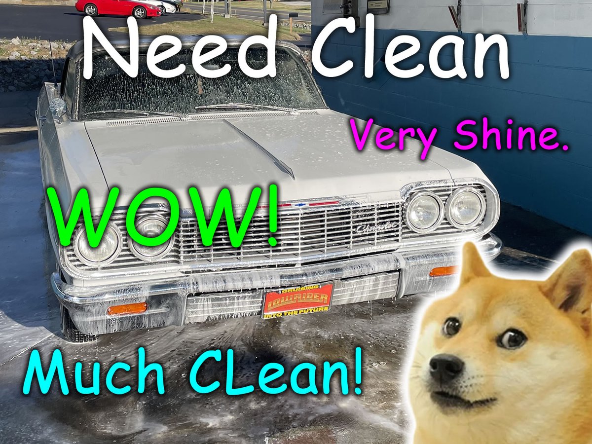 LilWashNGo's tweet photo. Such clean. Very shine. 🐕✨ Have you treated your car to a wash lately? 🚗💦 Tag us in your post after a visit—we’d love to see the results!🌟🐾😎

#CarWashGoals #ShinyRide #CleanCarVibes #Dogememe #MuchClean #CarCare
#LocalBusinessLove #LilWashnGo #CarWashDay #WowSoClean #Doge https://t.co/57XslXJR5A