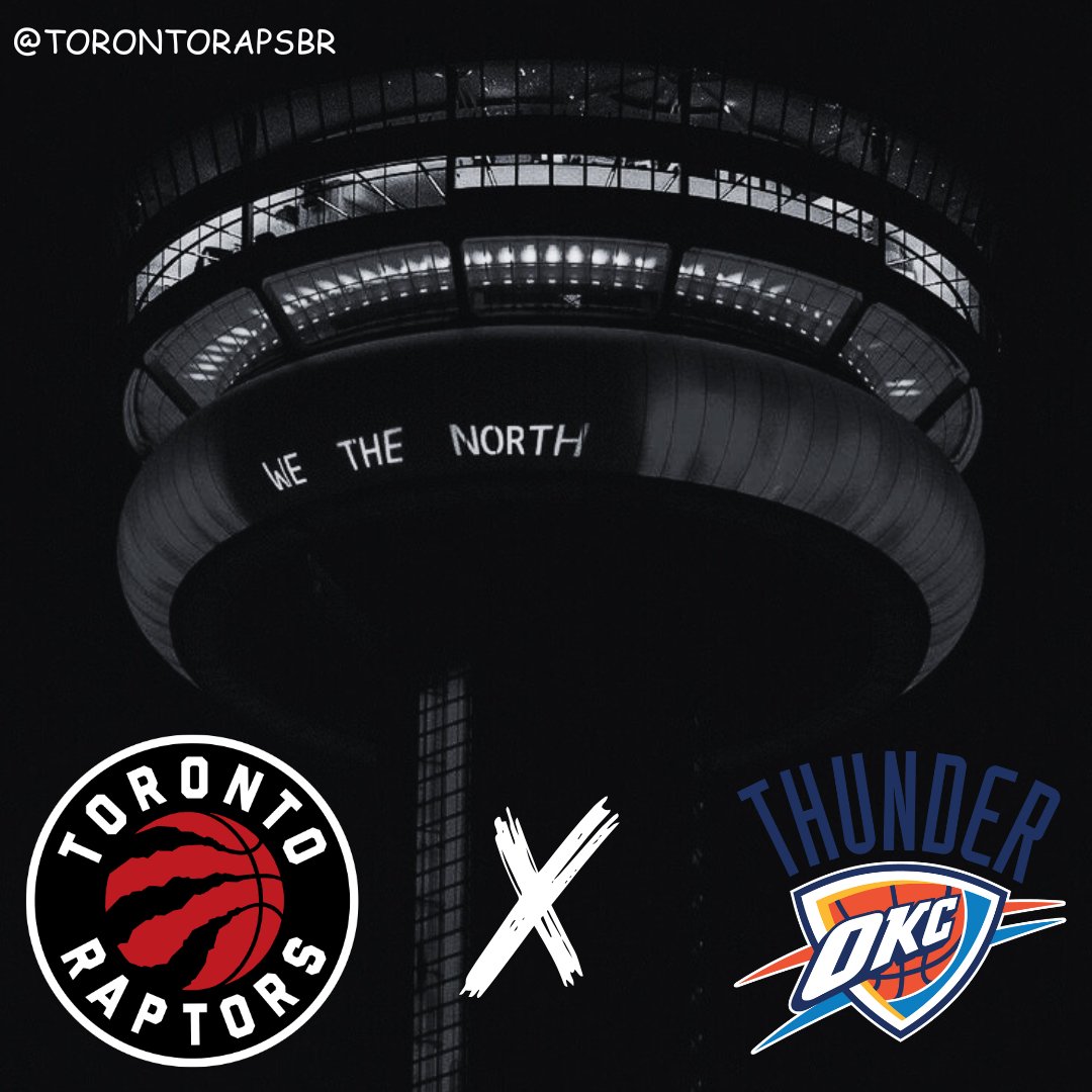 🦖 RAPTORS Game Day 🦖

Nosso 23° jogo na temporada será em casa, contra o fortíssimo <a href="/okcthunder/">OKC THUNDER</a> 

Toronto Raptors (7-15) 🆚 (16-5) Oklahoma City Thunder 

📍<a href="/ScotiabankArena/">Scotiabank Arena</a> (Toronto - Ontário)
⏰ 19:30 🇧🇷 - 21:30 🇨🇦
📺 NBA LEAGUE PASS 

#WeTheNorth 

🦖 LET'S GO <a href="/Raptors/">Toronto Raptors</a> 🦖