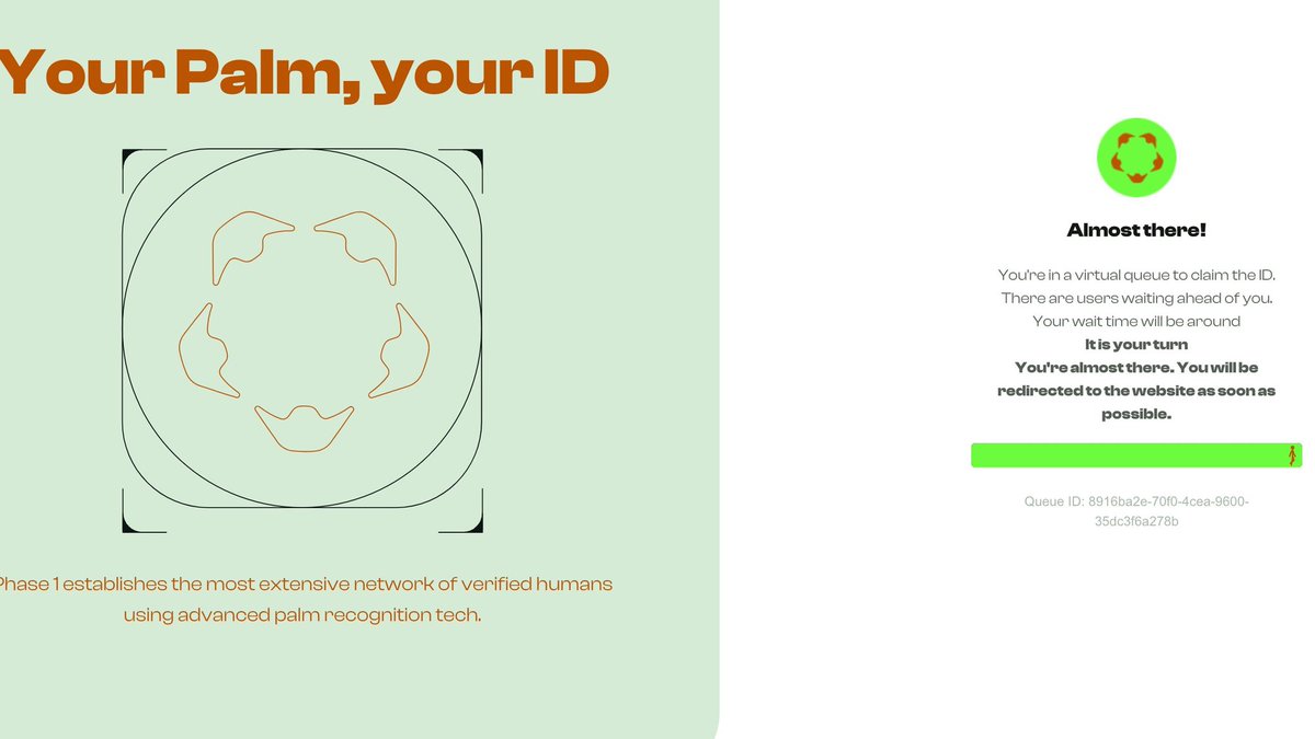 cryptoprise's tweet photo. If you get a screen telling you to wait in the queue, wait for about 5 minutes.

Then use your X to login or signup.

Stay tuned as I will be posting more tasks and updates to complete on Humanity Protocol. https://t.co/zSYWy0IBco