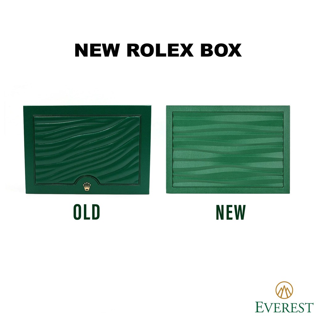 Rolex's New Presentation Box: Sleek and Eco-Friendly 🌿✨  
 What do you think of the new look? 📦⌚ Full scoop here 👉 everestbands.com/blogs/bezel-ba…