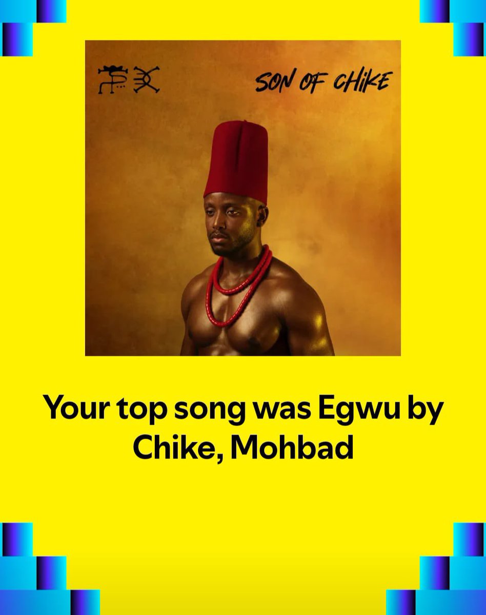 My #SpotifyWrapped2024 has shown me that I am officially a super fan of <a href="/Officialchike/">Chiké</a> 😂😂 imagine my shock! Top song, five top songs! And I went for his concert all join.