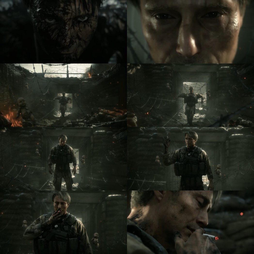 ashotmagazine's tweet photo. Mads Mikkelsen in Death Stranding. https://t.co/xP3Ev3gVd8