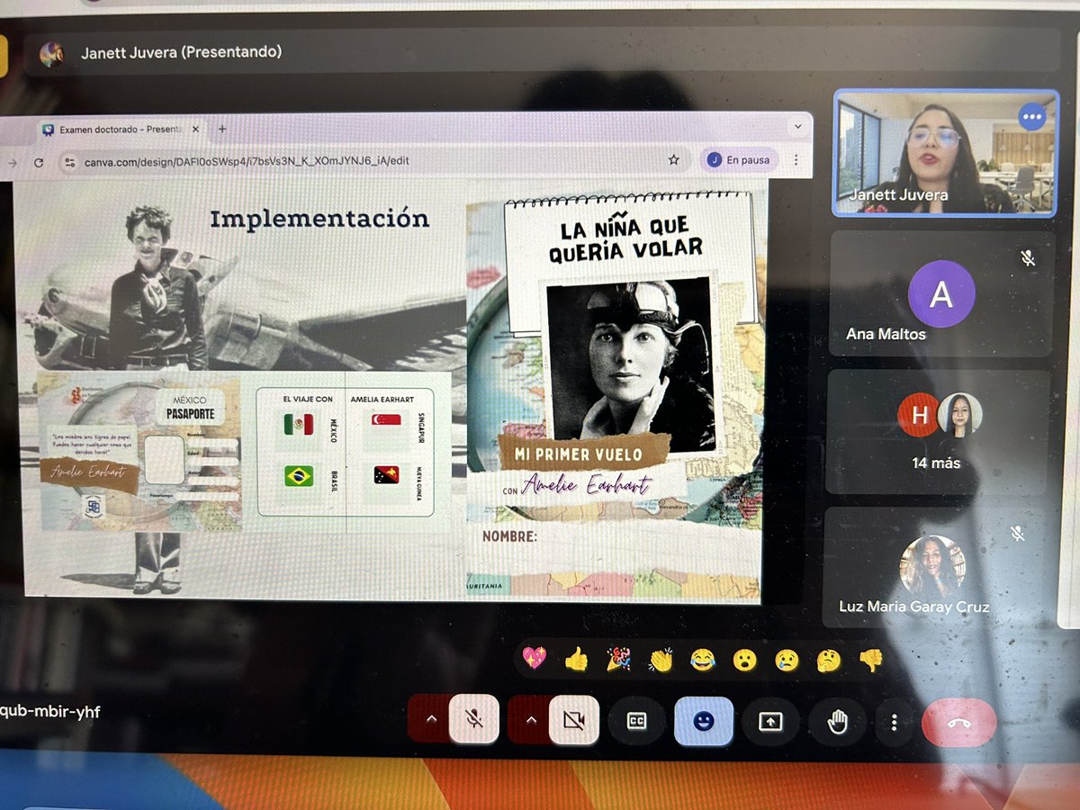 luzmagcruz's tweet photo. Y en esta sesión la Dra. Juvera @JanisJvr nos presentó su investigación sobre niñas y adolescentes y el STEAM, un trabajo muy interesante sin duda 😉 https://t.co/1CYlOT1ap6