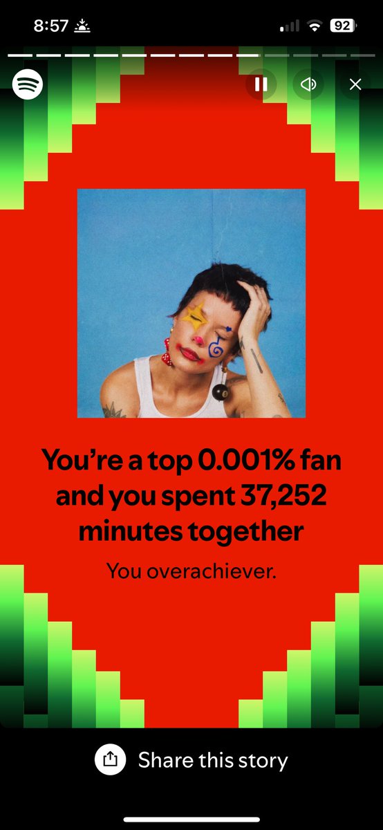 sagemclane's tweet photo. @cynthiaruth95 lucky came out the day after my breakup… i got a notif from airbuds that it played 713 times in a row. i will not accept judgement at this time… https://t.co/mrZto6j7TG