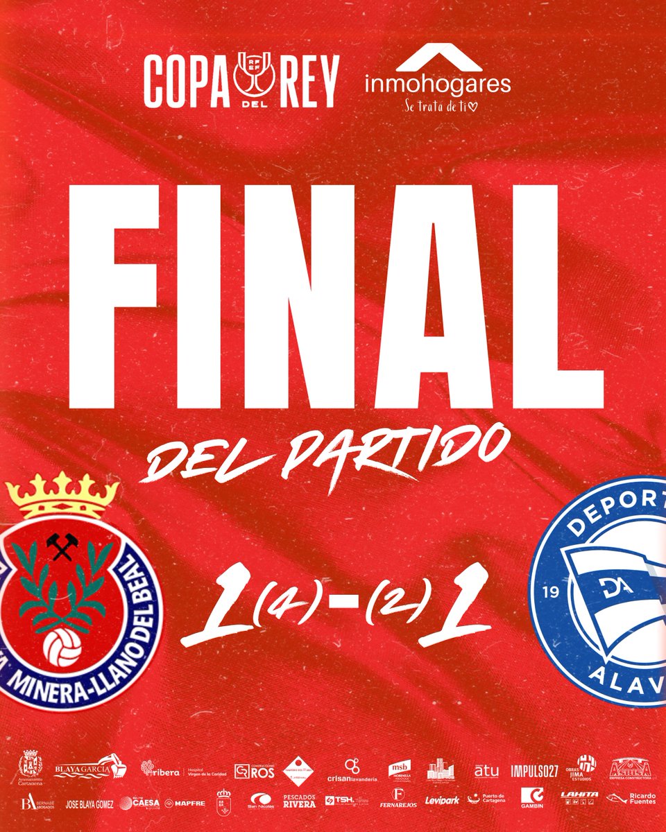 #LaCopaMola | 120' | 2-2 | Marca José Más! ¡Pasamos de ronda!

🤪 ¡Esto es una locura! ¡VAAAAAAAAAAAAAAAAAAAAAAAAAAAAMOS! ¡TE QUIERO MINERA! ❤️❤️❤️❤️

¡Habrá otra noche de Copas! 🏆

SIIIIIIIIIIIIIIIIIIIIIIIIIIIIIIIII 🔥

#DeportivaMineraAlavés