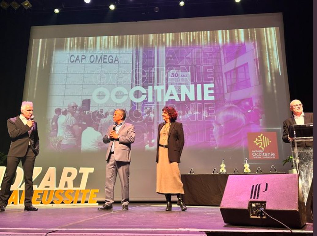 #Mozartdelareussite 🏆 Prix Attractivité régionale pour <a href="/CREALIAocc/">CREALIA Occitanie</a> remis à <a href="/stephmarcel34/">Stephane MARCEL</a> par <a href="/JBenabdillah/">Jalil Benabdillah</a> et <a href="/MercierTherese/">MERCIER M-THERESE</a> <a href="/Occitanie/">Région Occitanie</a> 
#fierte #Innovation #financement merci <a href="/ecom_news/">ECOMNEWS</a> <a href="/cercle_mozart/">Cercle Mozart</a> <a href="/CCIHerault/">CCI Herault</a> <a href="/ADeljarry/">André DELJARRY</a>