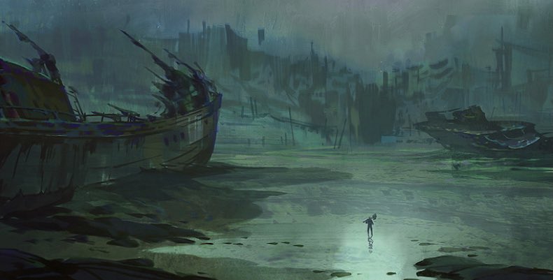 heartsofcinder's tweet photo. concept art for jayce’s experience in the anomaly goes crazy https://t.co/c2CQWzhb4q