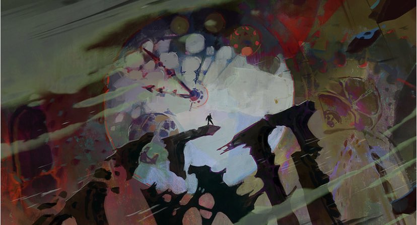 heartsofcinder's tweet photo. concept art for jayce’s experience in the anomaly goes crazy https://t.co/c2CQWzhb4q