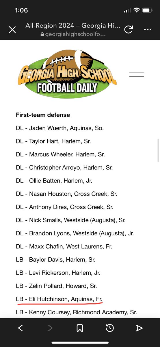 Thank you to my coaches and teammates, especially the seniors. I’m going to continue to work and get better. Sophomore Season on the clock ⏳.