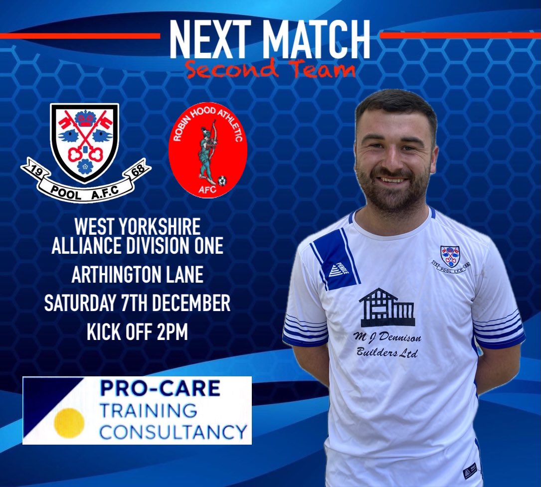 pool_afc's tweet photo. π¨ UPCOMING MATCHES π¨
This weekend the first team are back in County Cup action as they travel to face @WoodkirkValley
Meanwhile the seconds are in league action as they host @RobinHoodAthFC down at the Lane.
#APAW #UpThePool https://t.co/Z6hzevhQ42