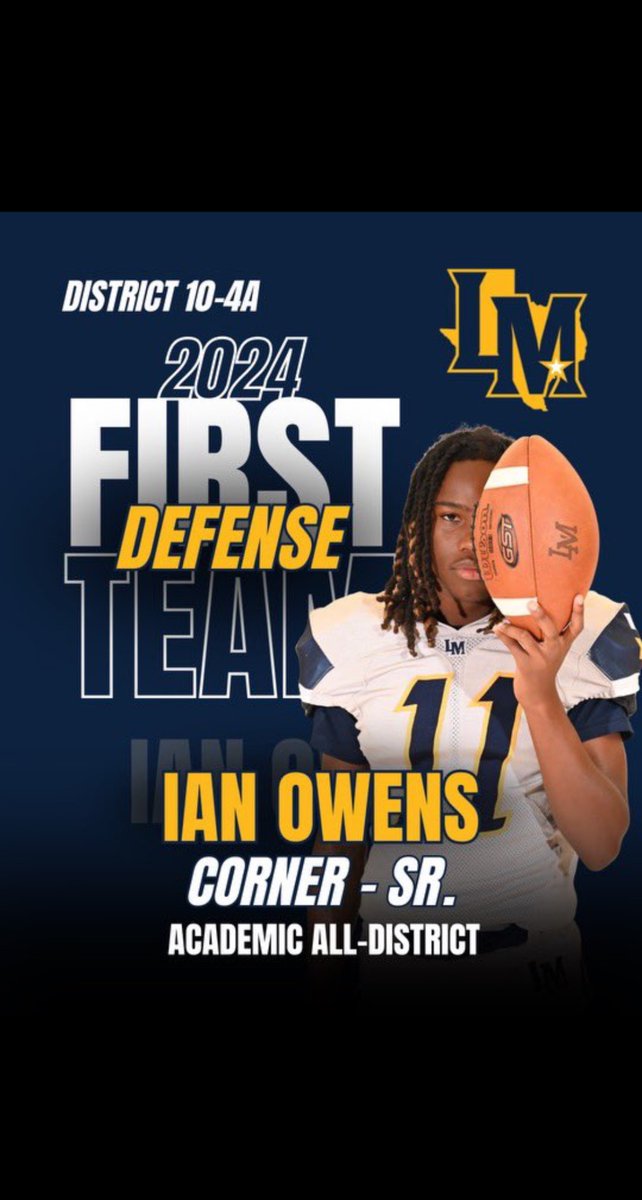 Truly blessed to receive first team all district