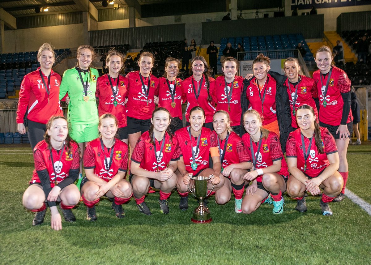 Great night for <a href="/UCCWomensSoccer/">UCC Womens Soccer</a> who claimed the <a href="/CUFAI_/">CUFAI</a> Premier Division title with a 3-1 win over <a href="/atusligo_ie/">ATU Sligo</a> in Athlone.