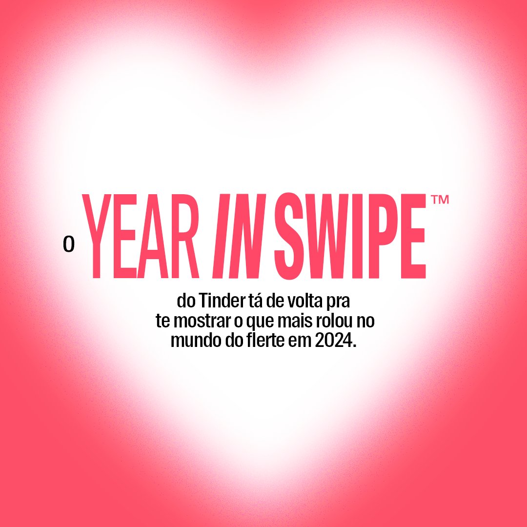 tinderbrasil's tweet photo. a espera acabou. o nosso #YearInSwipe veio aí com as trends dos namoradores do Tinder desse ano. 🧵 https://t.co/YpUzkfI2bA