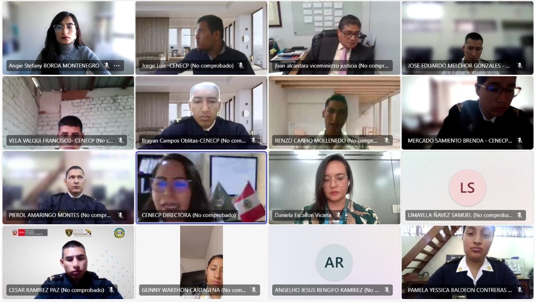 💻 En el marco del curso interactivo de educación en línea sobre las Reglas Mínimas para el Tratamiento de los Reclusos (Reglas Nelson Mandela), el viceministro Juan Alcántara, inauguró el primer taller práctico con la participación de más de 200 funcionarios y estudiantes del