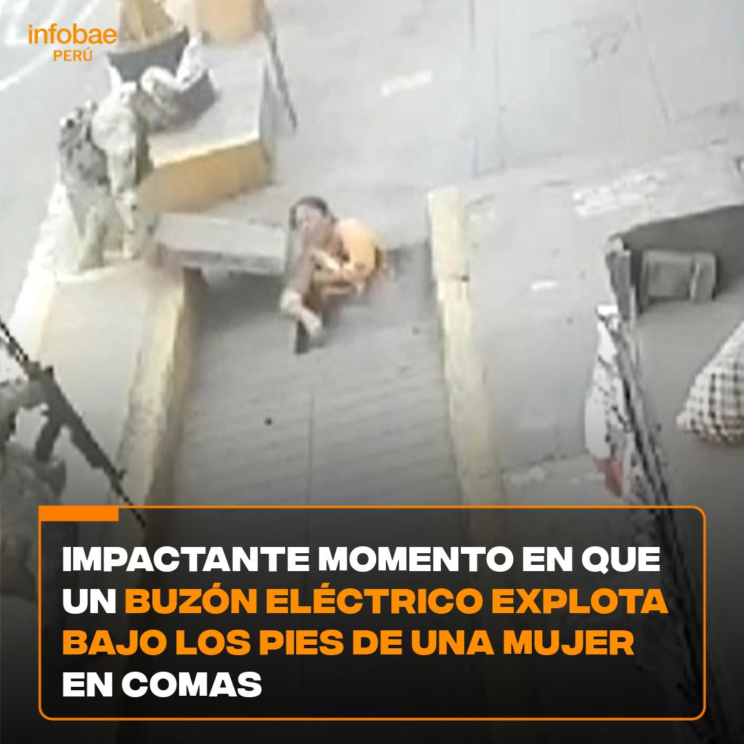 infobaeperu's tweet photo. ¡Lamentable! 🚨 Una mujer quedó herida este jueves 5 de diciembre tras la explosión de un buzón eléctrico en plena Av. Túpac Amaru, en el distrito de Comas. La víctima quedó atrapada y tuvo que se auxiliada por miembros del Ejército que se encontraban en el lugar.😰

📌 Más información ➡️ https://t.co/3oqgGpttYL