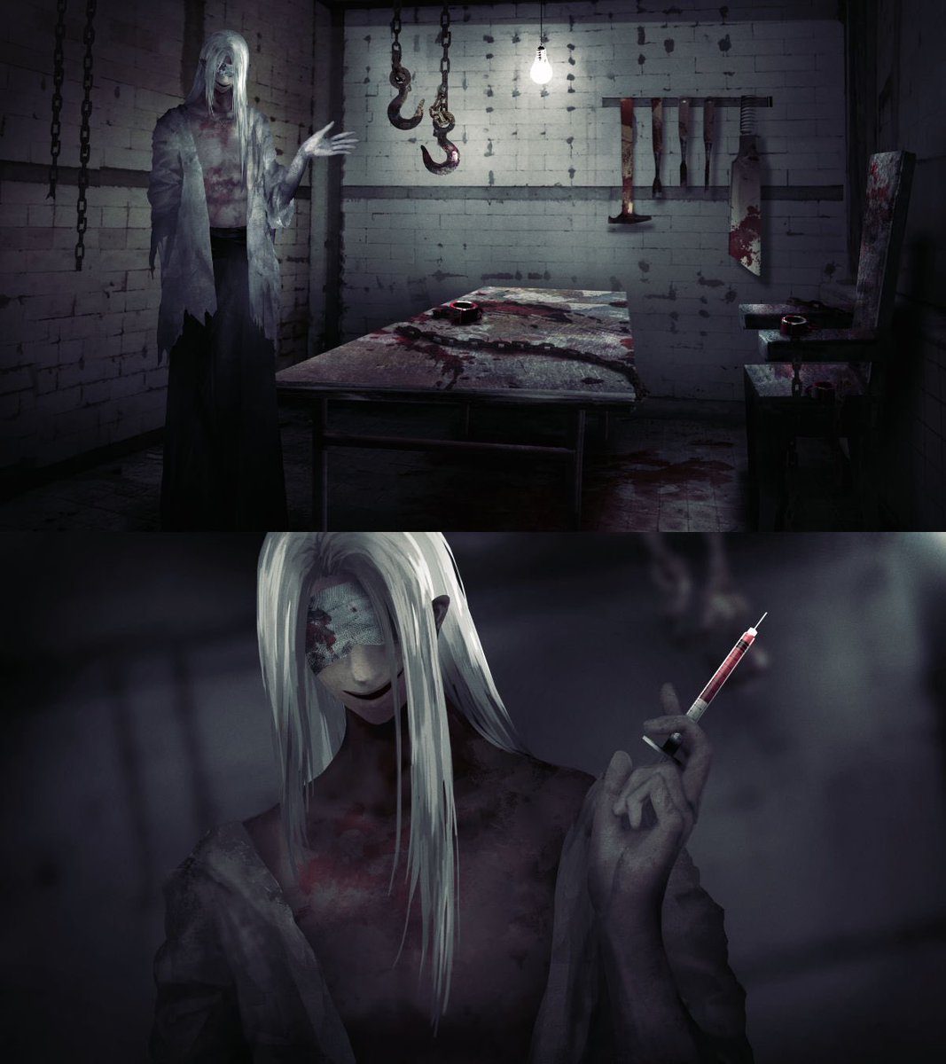文字化化 銀髪の男 文字化化 #Homicipher 【登場キャラ】 「銀髪の男」 物腰柔らかで親切
