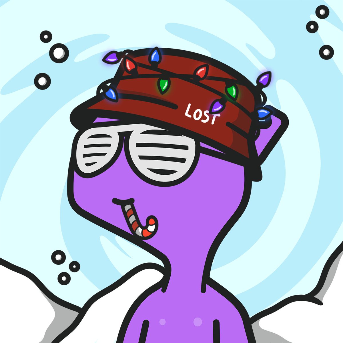 PotLady_'s tweet image. ‘Tis the season to be #LostAF @LongLostNFT 🎄🎅🤶🎄

Head to the discord to get your lostie in the holiday spirit, you won't regret it. 
Mine came out soooooo cute! ❤️💚