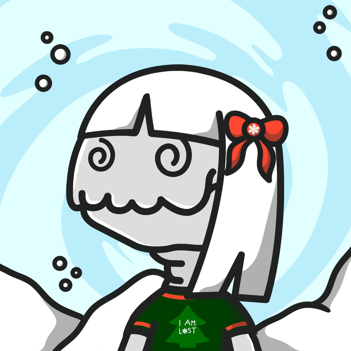 PotLady_'s tweet image. ‘Tis the season to be #LostAF @LongLostNFT 🎄🎅🤶🎄

Head to the discord to get your lostie in the holiday spirit, you won't regret it. 
Mine came out soooooo cute! ❤️💚