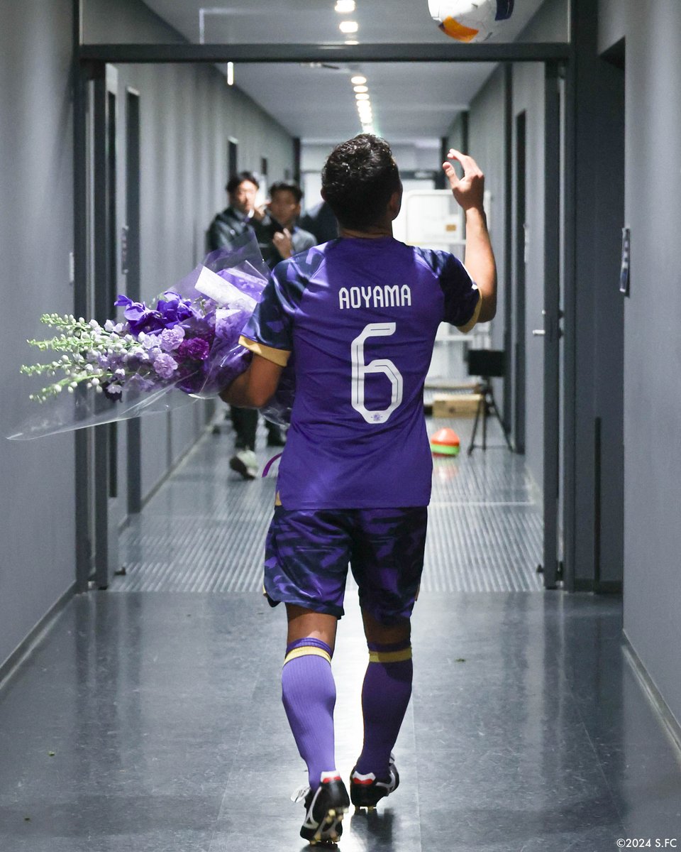 sanfrecce_SFC's tweet photo. 6️⃣💜

#ありがとう青山敏弘
#sanfrecce | #シンぶちあつ! | #ACLTwo | #広島東方 https://t.co/l2tGHW6NR4