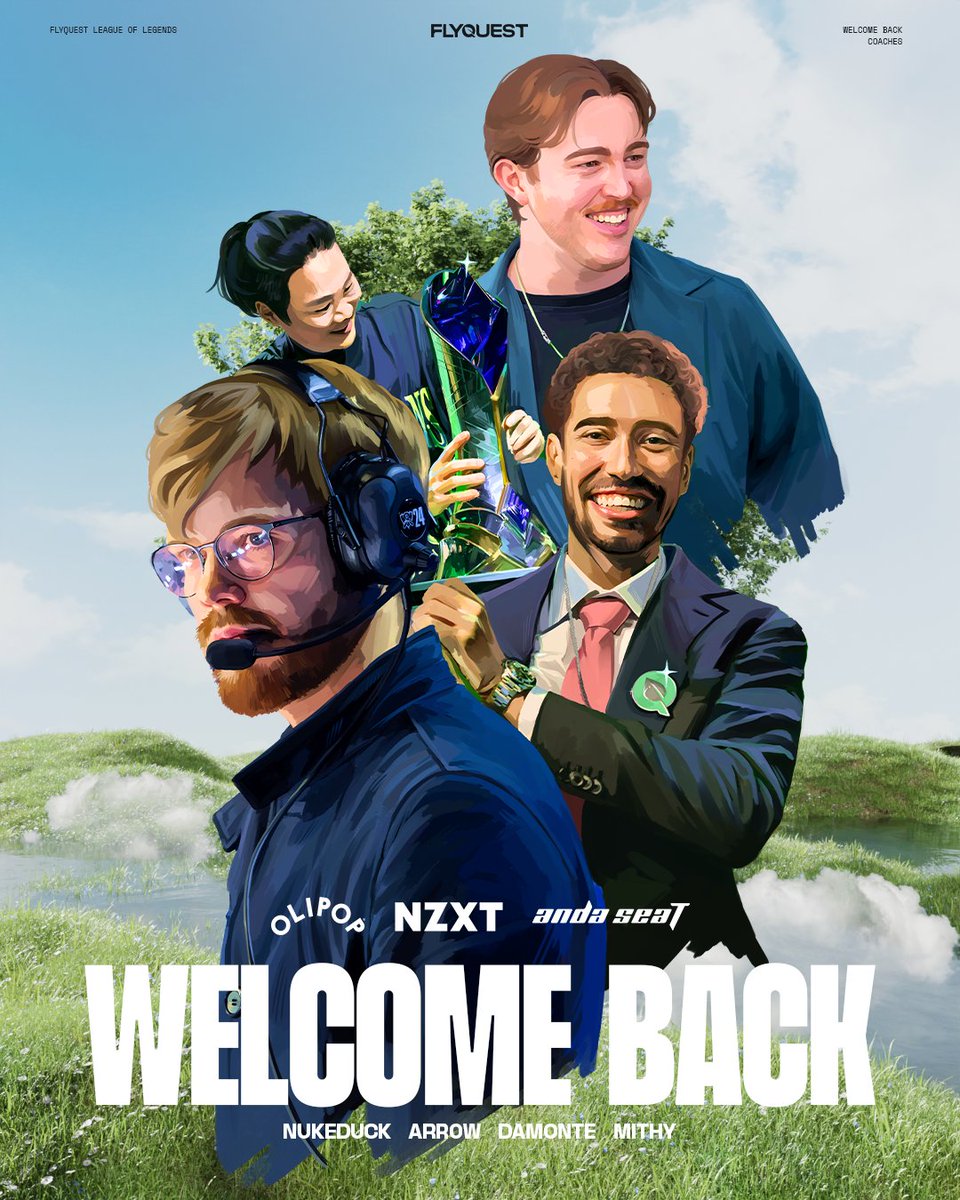 FlyQuest's tweet photo. Time for the coaches run back. https://t.co/6tTLrjWtv3