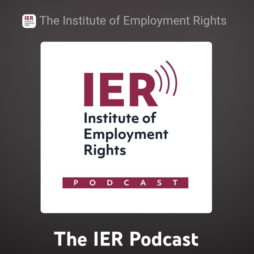 Institute of Employment Rights (@ieruk) on Twitter photo Our latest #IERpodcast, ‘Laws fit for Workplace Equality’ featuring <a href="/Joe_R_Atkinson/">Joe Atkinson</a> & <a href="/SandraFredman/">Sandra Fredman</a> is now availible to stream from our website, Spotify, Apple, YouTube, Deezer & Amazon Music - links here: ier.org.uk/the-ier-podcas… Our latest #IERpodcast, ‘Laws fit for Workplace Equality’ featuring <a href="/Joe_R_Atkinson/">Joe Atkinson</a> & <a href="/SandraFredman/">Sandra Fredman</a> is now availible to stream from our website, Spotify, Apple, YouTube, Deezer & Amazon Music - links here: ier.org.uk/the-ier-podcas…