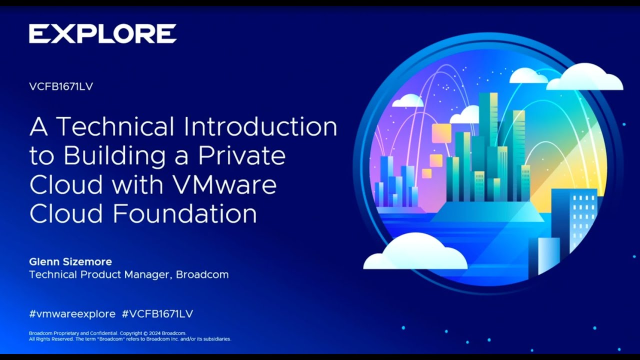 PCgeek2009's tweet image. Missed #VMwareExplore in Barcelona? See how the move to #VMwareVCF will create a private cloud for your organization. #vExpert dy.si/B62Sjb
