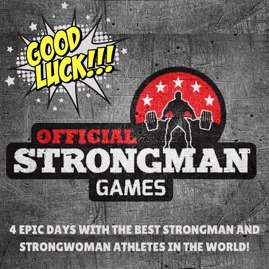 Good luck to all of the athletes competing in Madison, WI this weekend at the Official Strongman Games, especially to Monica Gragg, Joseph Payne, Racheal Paveglio, Onyx Mintah and Laurie Middleswarth, all competitors in our 2024 BODYARMOR State Games event.