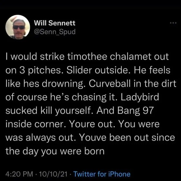 They have to ask him if he has seen the Perfect Tweet