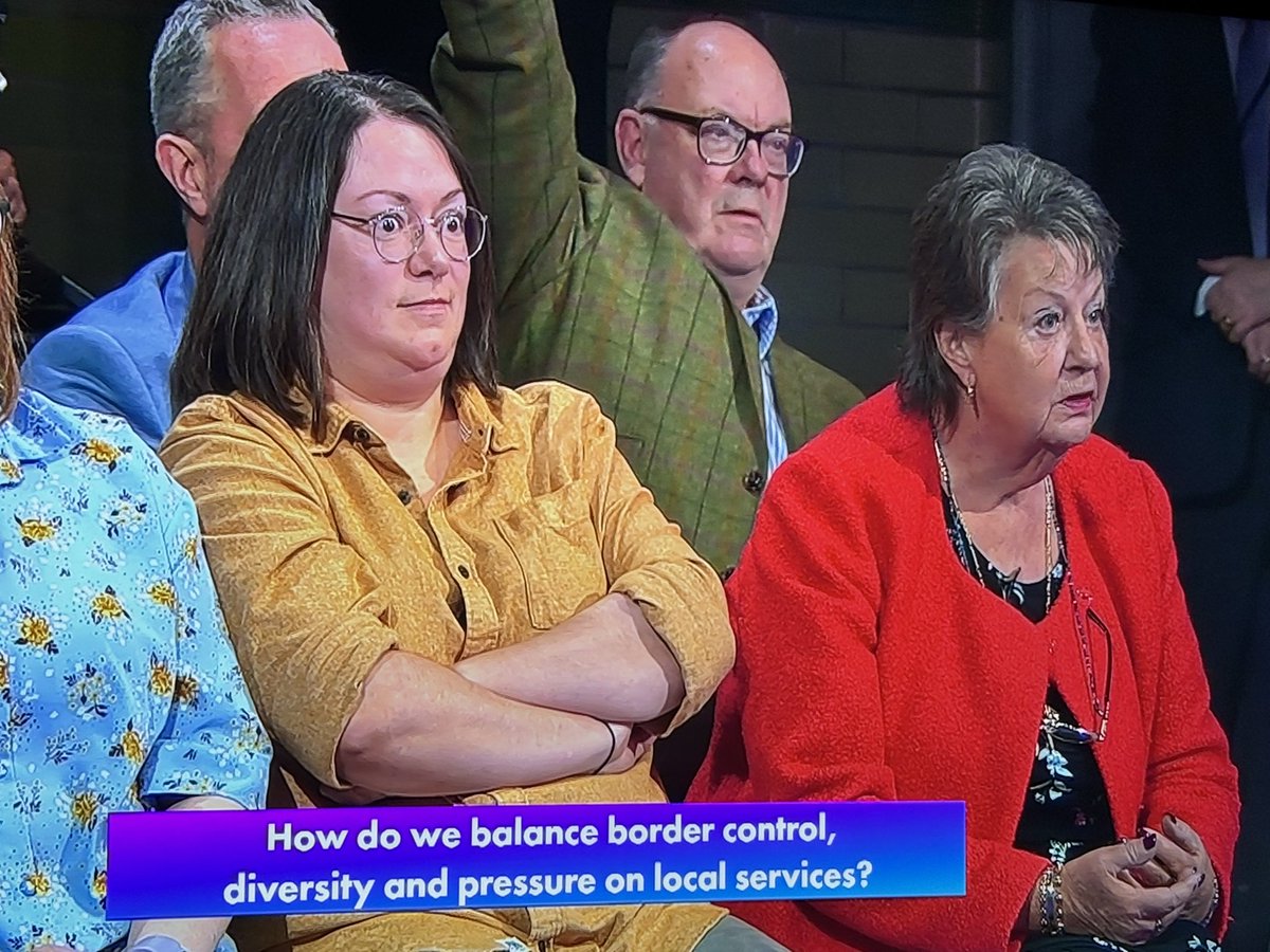 Think the face on the lady in yellow says all you want to know about the absolute drivel coming out of the mouth of the lady in red!! #bbcqt