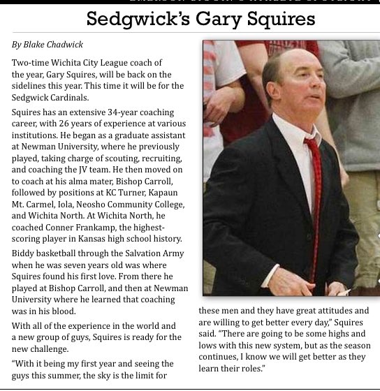 Very confused as to why the assistant coaching gigs over the past few years were not mentioned?? Who cares that they ended with being fired mid-season!!

#ComebackSzn 
#LosingCareerRecord
#OnlyRelevantWithConnor 

<a href="/VypeKS/">VYPE Kansas</a>