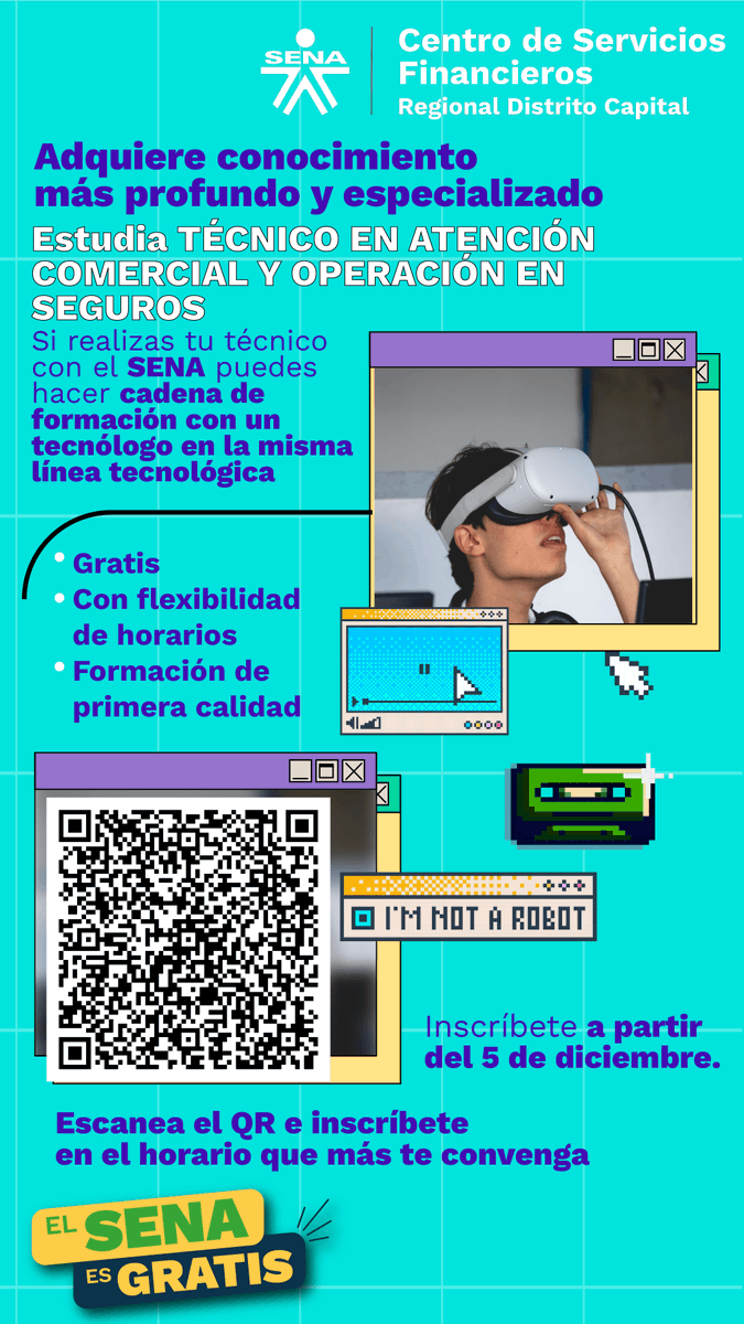 easoto09's tweet photo. 🚨 Apertura de inscripciones a la I Oferta Presencial 2025🚨
No esperes más y estudia en el SENA, formación gratuita y de calidad en diversas áreas.
#CSF #SENAEsGratis #TuFuturoSena https://t.co/Yjze9N4vfF