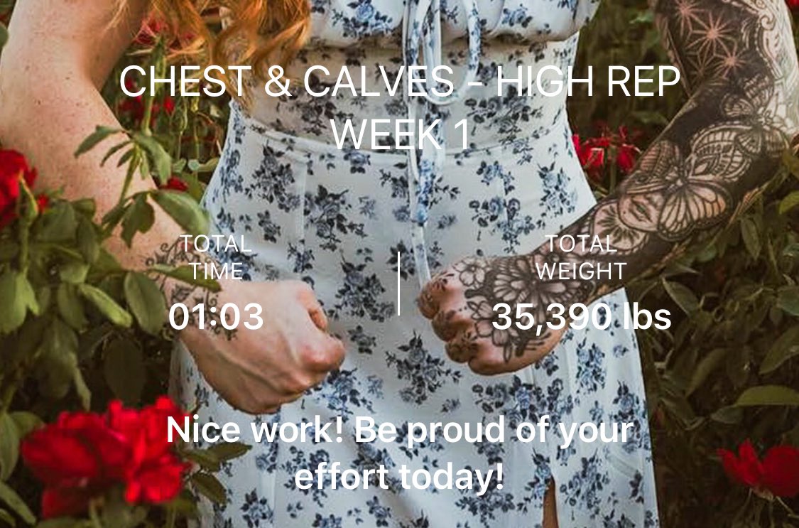 New workout program started. Look at that fucking weight moved.