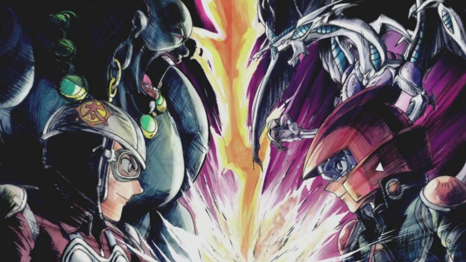 PodOfGreedCast's tweet photo. Duelists, this week it's episodes 120-122! Team 5D's duels Team Taiyo! Anime is BACK!!!

Ask us about blowing yourself up, the largest man imaginable, and *checks notes* ah, yes, the power of friendship https://t.co/pW90xZdDXk