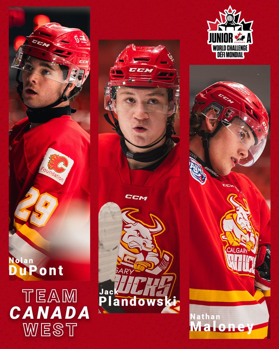 Congratulations to Nolan DuPont, Jack Plandowski and Nathan Maloney for being named to the Team Canada West roster! 

We can’t wait to cheer you all on as you rep the Maple Leaf at the 2024 World Jr A Challenge!