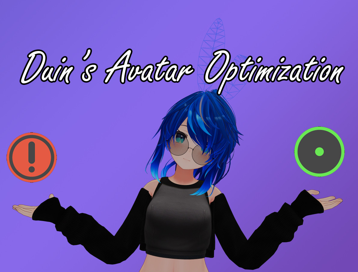 duinrahaic's tweet image. Hi #VRChat! Just recently had people that were curious about my workflow for avatar optimization and figured it was the best time to share it.
Here's how to optimize your avatar all inside unity!
Here's a thread! 🧵