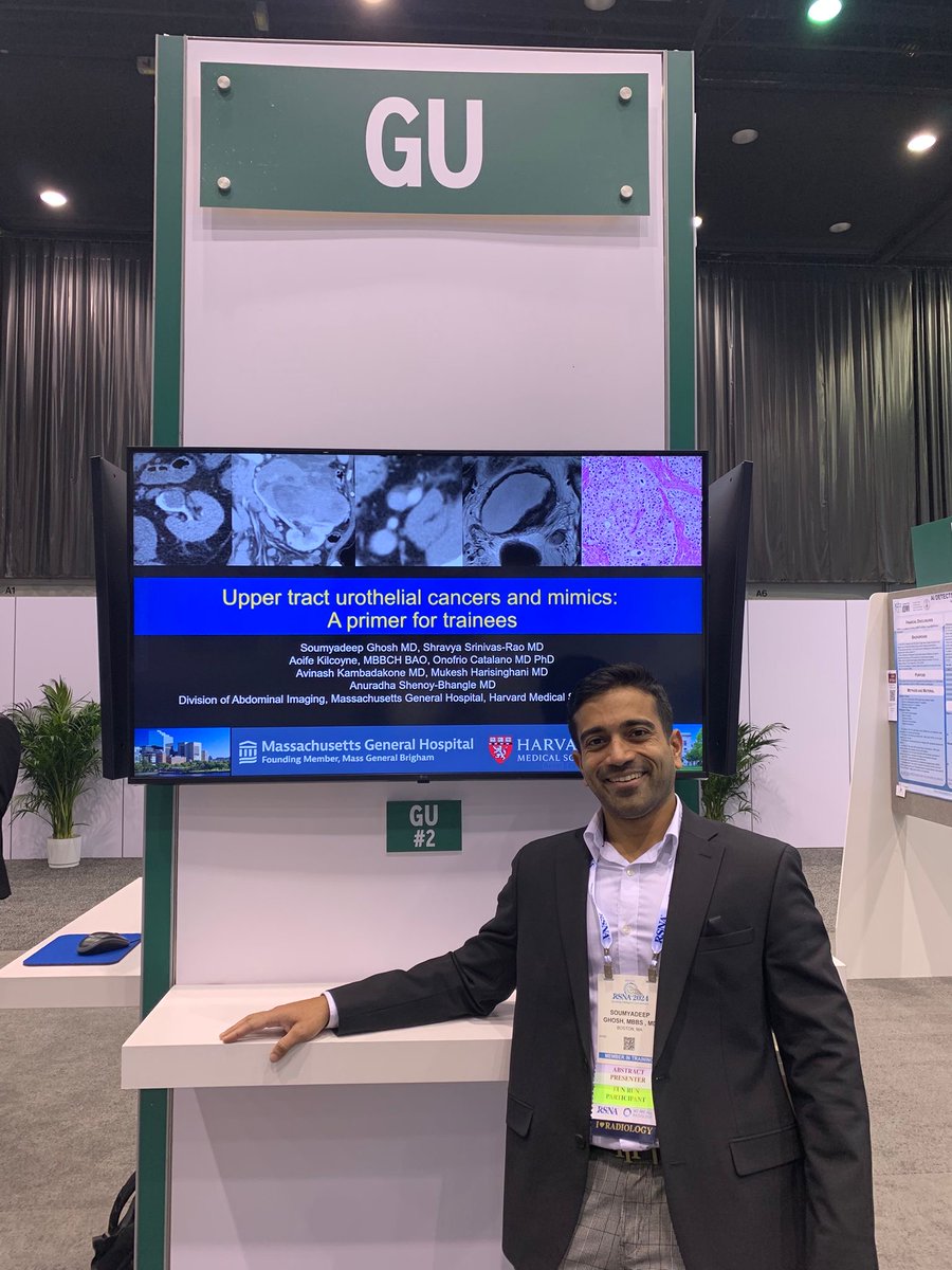 SGhoshMD's tweet photo. Sharing our experience with open 1.1 Tesla MRI vs closed higher Tesla MRI in female pelvic imaging, GI case of the day, digital presentations on “Pancreatic Cancer Screening” (Cum Laude with @ShravyaRad)  and “Urothelial Cancers and Mimics” at RSNA 2024 https://t.co/4vv8c72p5Y