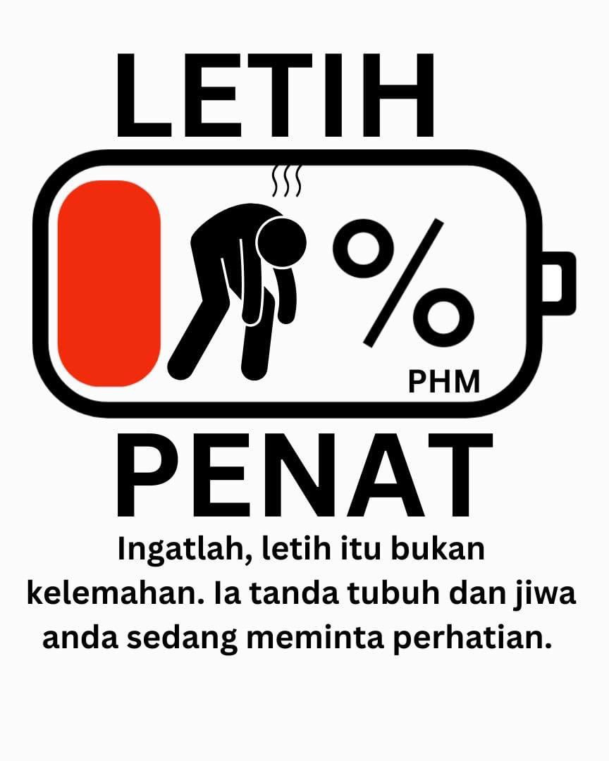 health_malaysia's tweet photo. Kadang-kadang, kita rasa letih yang luar biasa. Bukan sekadar letih badan, tapi letih jiwa. Bangun pagi pun rasa berat, apatah lagi nak teruskan hari… bayangkan nak mulakan hari esok, penat hari ini belum habis.

Thread. https://t.co/SM4U0VRuvr