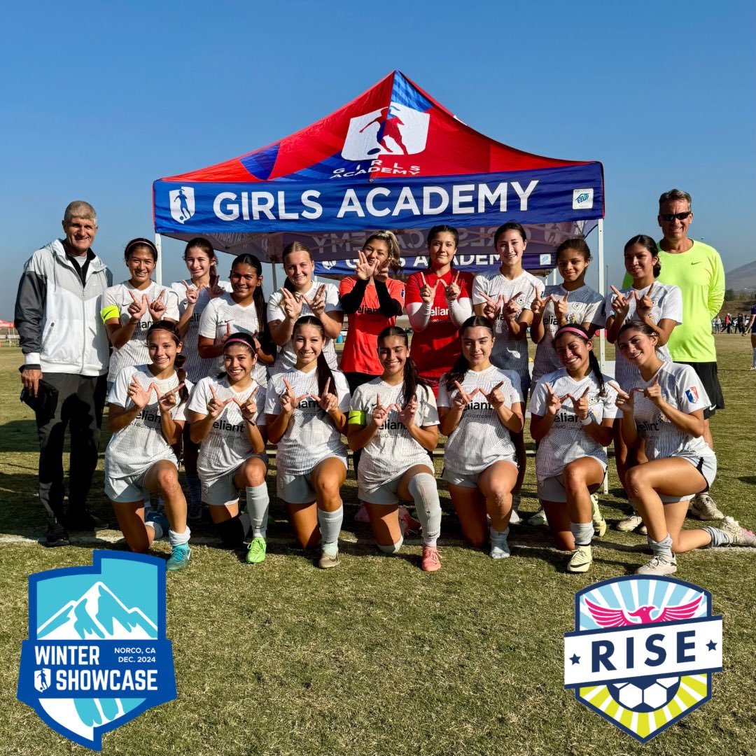 Great start to the GA Winter Showcase with a win by RISE 2008…⚽️🔥!  #RISEGirlsAcademy