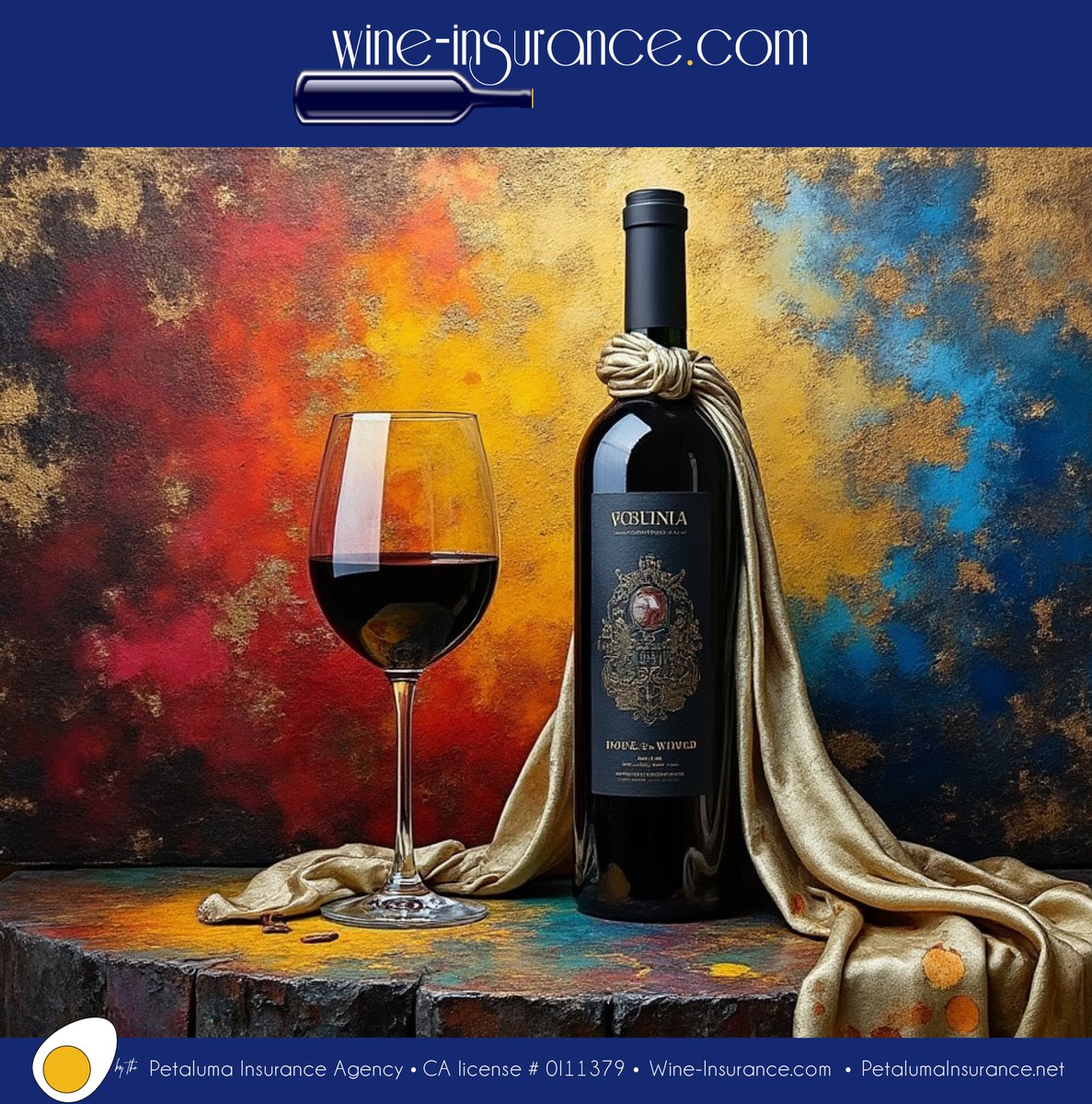 petaluma_insur's tweet photo. California wine🍷connoisseur, is your love for wine as robust as your favorite Cab? We might be able to help protect your prized bottles with coverage worth raising a glass to. More at https://t.co/hnlnVU89ia. #WineLife #Petaluma #Art #WineInsurance #WineCountry #WineCollection #WineNot