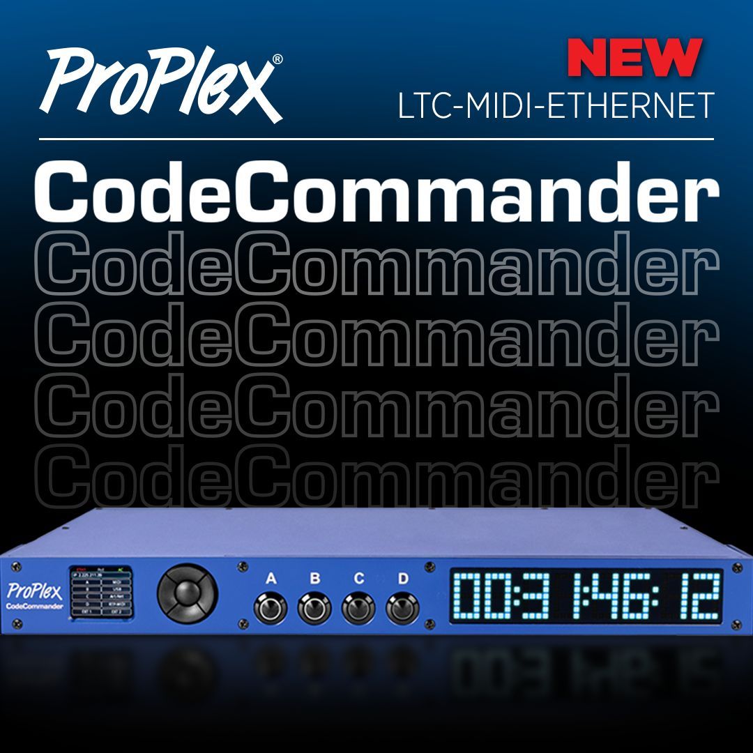 NEW LTC Device - CodeCommander! Timecode Conversion, Distribution, and Management over Ethernet. Multi-purpose timecode processor - Protocol conversion. Come check it out at #LDI2024

#TMB #TMBWorldWide #RushServiceNormal #Solaris #ProCable #ProPlex #LTCDevices