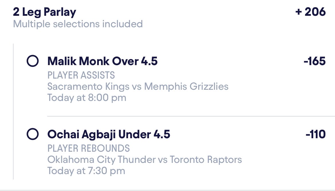 Fliff NBA parlay 🎯

13% EV 🔥

1.5u 🤝🏽