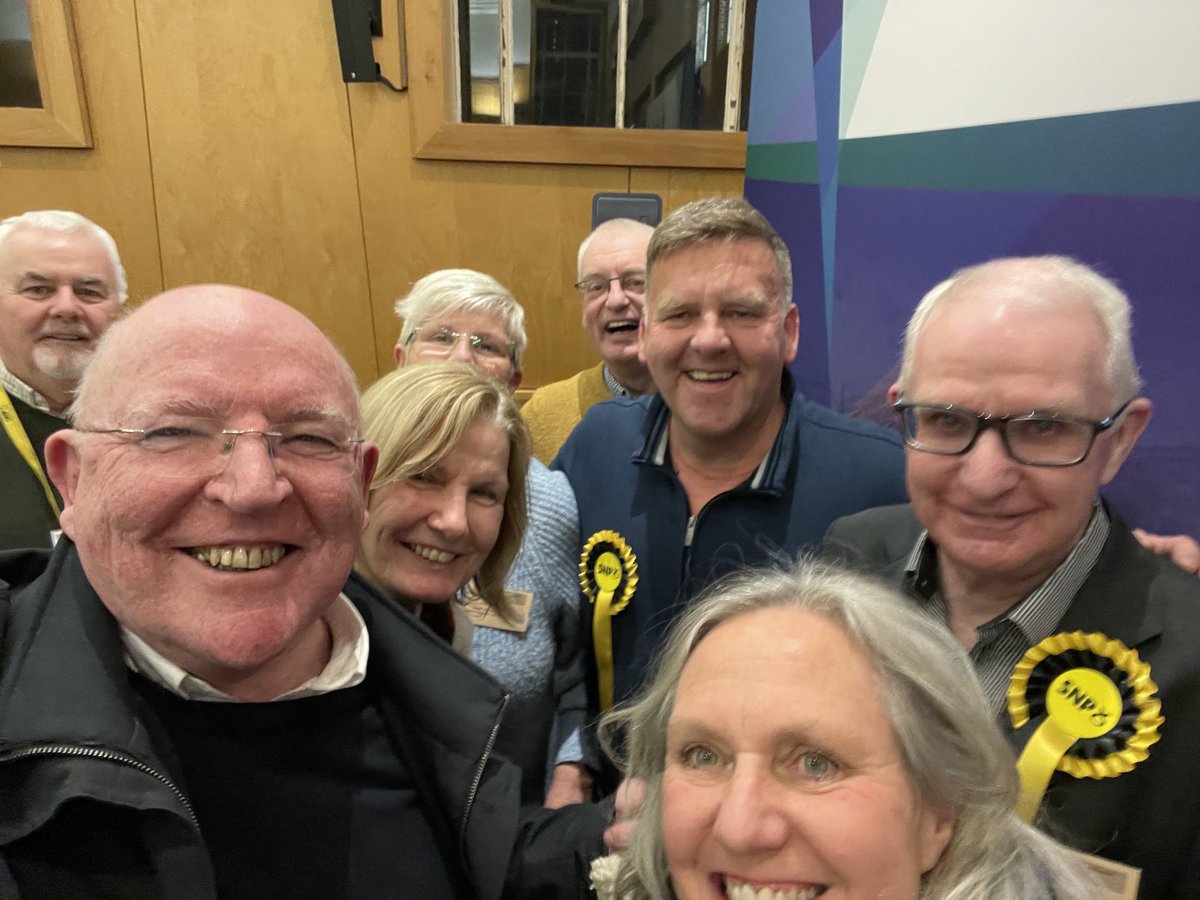 SNP win Stirling East Council ward from Labour 🎉🎉🎉