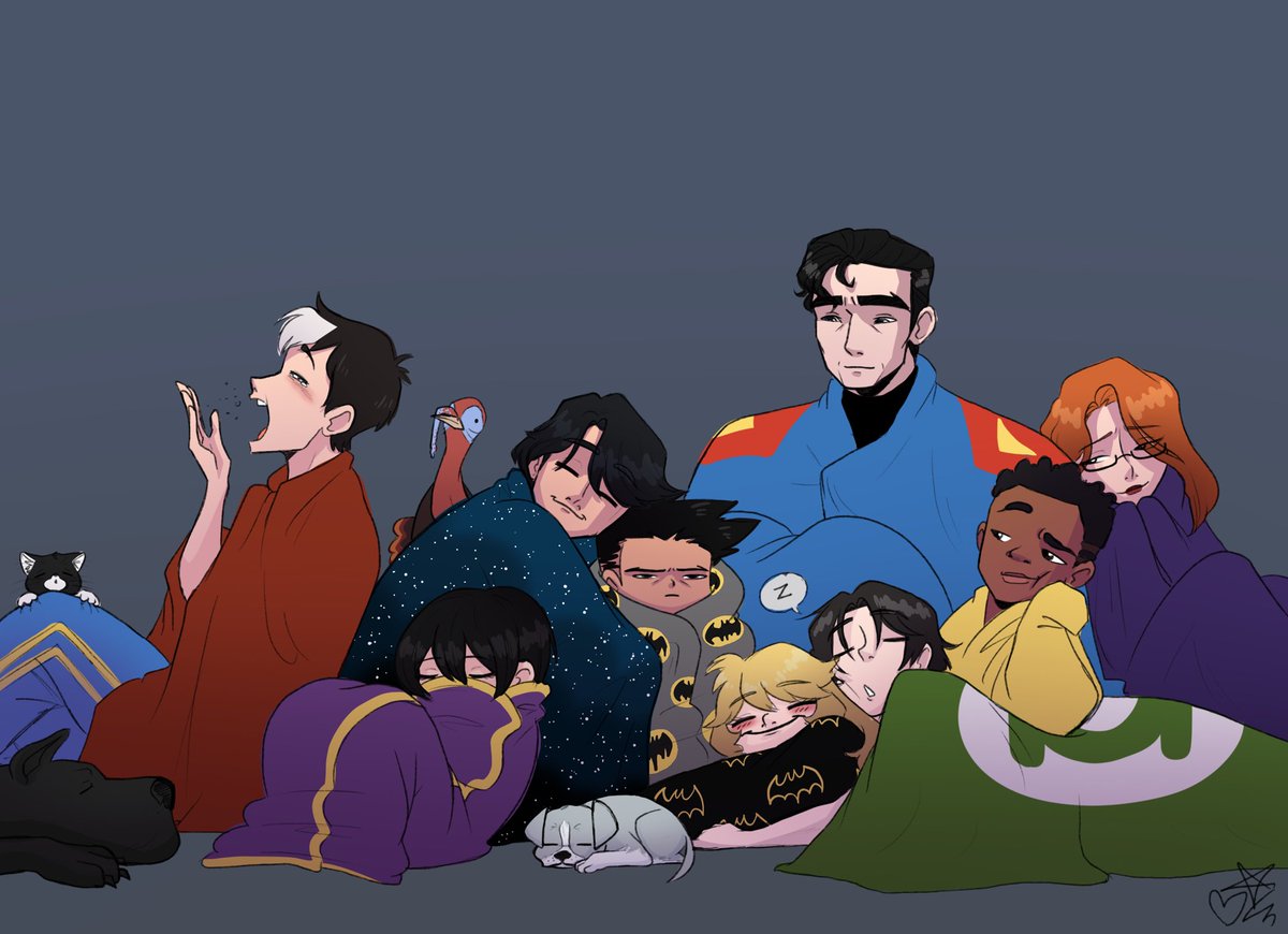 pinkiemachine's tweet photo. Mmm… yes… good…

Bats in Blankets!

#dc #dccomics #fanart #batman #batfam #Batfamily #BruceWayne #dickgrayson #nightwing #jasontodd #redhood #timdrake #redrobin #barbaragordon #batgirl #cassandracain #stephaniebrown #spoiler #dukethomas #damianwayne https://t.co/gshpBzE211