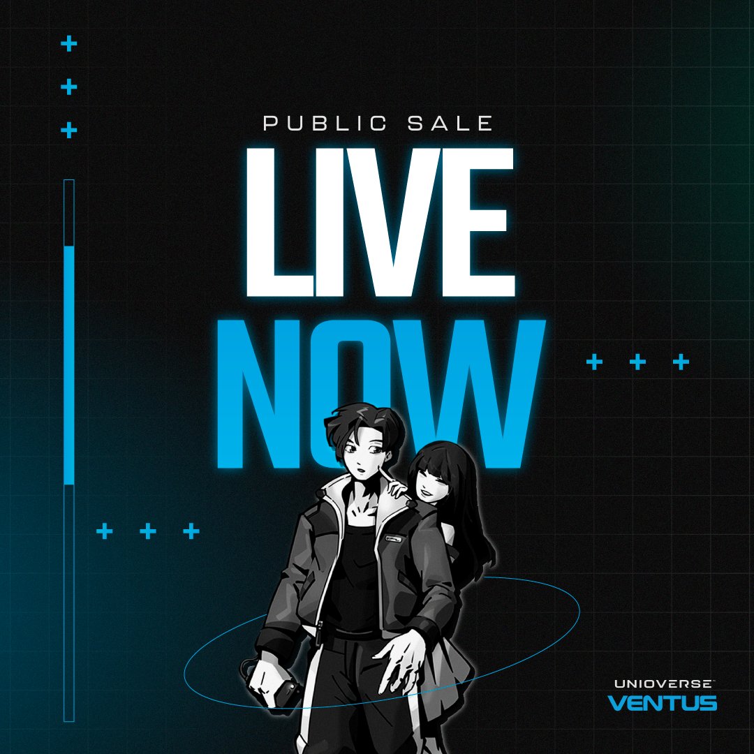 VENTUS PUBLIC SALE LIVE NOW 🚨

⚡ Token-backed PFP
🔓 Unlocks next level POWER
🪐 Access and identity across the Unioverse

Only 48 hours. Don’t miss it.

ventus.unioverse.com