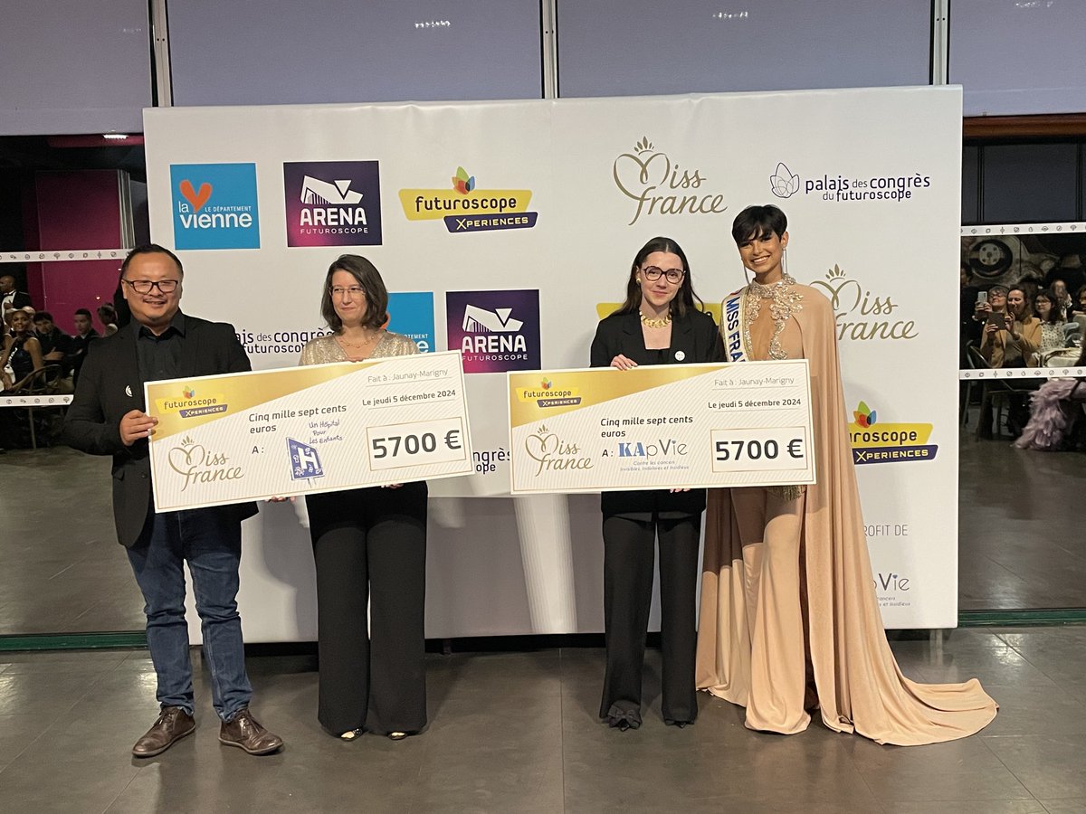 Département de la Vienne (@departement86) on Twitter photo #MissFrance 👑 | À l'occasion du concours <a href="/MissFrance/">Miss France</a> 2025, le Département de la #Vienne86, le #Futuroscope, l’Arena Futuroscope et le Palais des Congrès du Futuroscope ont organisé une soirée caritative en présence d'<a href="/evegilles_off/">Eve Gilles</a>, Miss France 2024 et des 30 candidates #MissFrance 👑 | À l'occasion du concours <a href="/MissFrance/">Miss France</a> 2025, le Département de la #Vienne86, le #Futuroscope, l’Arena Futuroscope et le Palais des Congrès du Futuroscope ont organisé une soirée caritative en présence d'<a href="/evegilles_off/">Eve Gilles</a>, Miss France 2024 et des 30 candidates