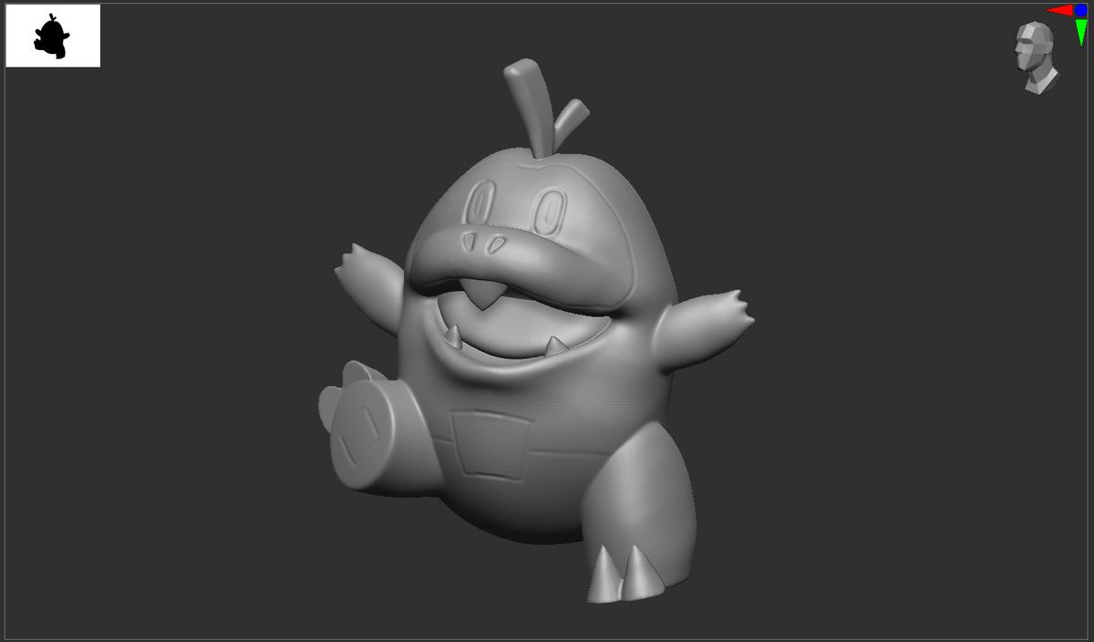 nosurigoya's tweet photo. 3日ぐらいでホゲータのデータを作り
2時間ぐらいで3Dプリンターから印刷され
1週間ぐらいで製作されたホゲータ
4枚目がポーズの元ネタ
#zbrush
#Hogator
#Fuecoco
#Pokemon
#ガレージキット https://t.co/4yovVjmwJF