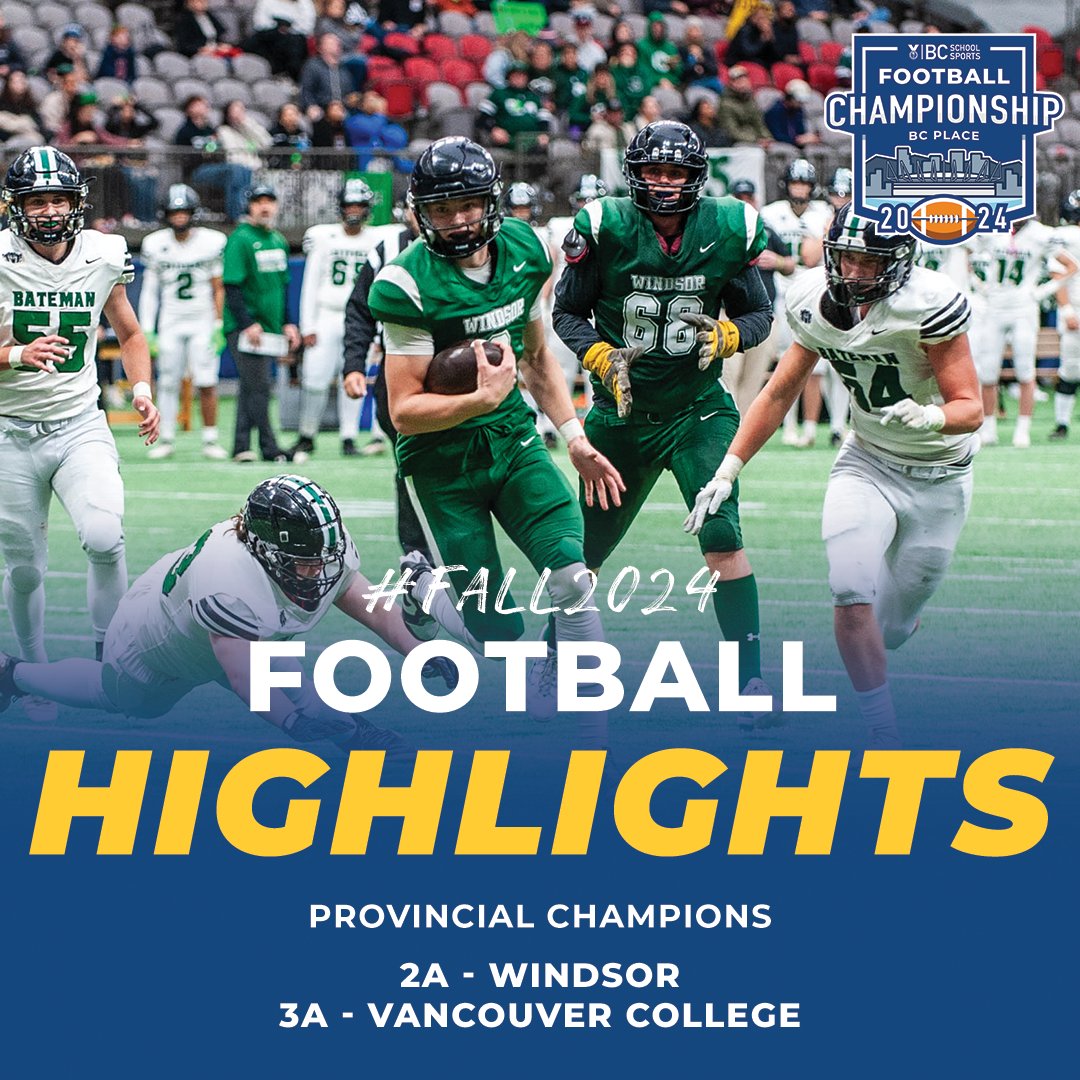 BCSchoolSports's tweet image. Three words: high school football. #BCSSProvincials #FALL2024 @BCHSFB