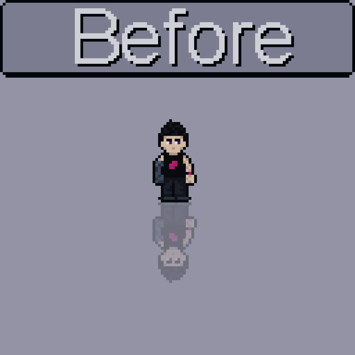 SoDevStudios's tweet photo. Feeling a false sense of confidence in my art skills, so I decided to upscale my character design... and it didn’t turn out too bad! 😅✨

Swipe to see the Before &amp; After! What do you think? 👀 #ArtProgress #IndieDev #PixelArt #CharacterDesign #GameDev https://t.co/ysePgjNRSe